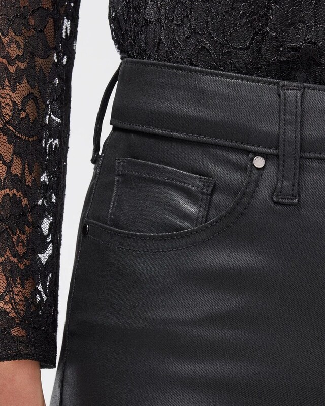 Girlfriend Coated Flare Jeans - image 4